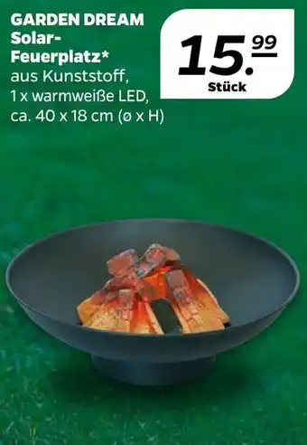 NETTO Garden Dream Solar Feuerplatz Angebot
