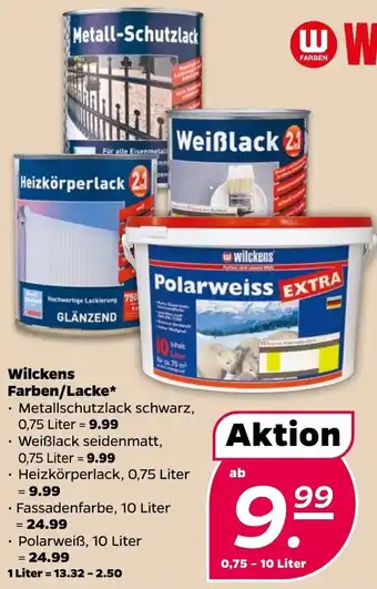 NETTO Wilckens Farben/Lacke 0,75-10 Liter Angebot