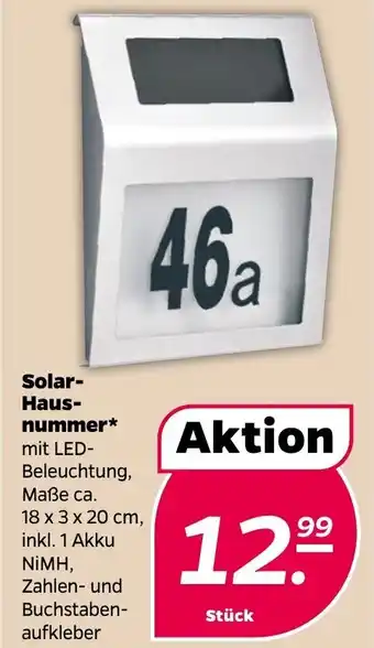 NETTO Solar Hausnummer Angebot