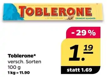 NETTO Toblerone 100 g Angebot