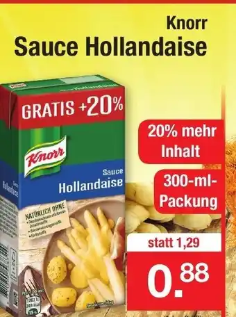 Zimmermann Knorr Sauce Hollandaise 300ml Angebot