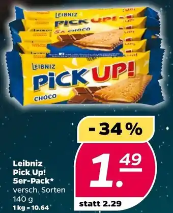 NETTO Leibniz Pick Up! 5er Pack 140 g Angebot