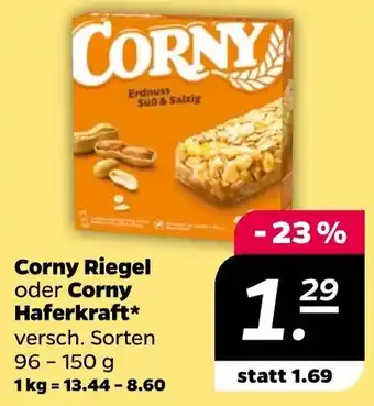 NETTO Corny Riegel oder Corny Haferkraft 96-150 g Angebot