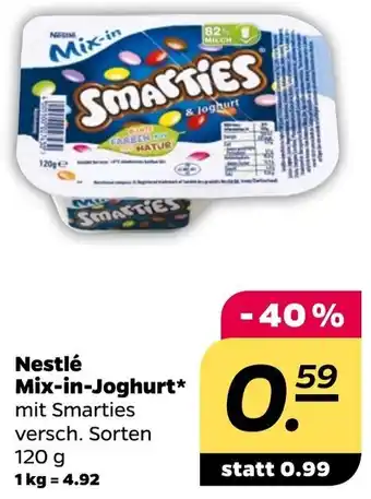 NETTO Nestlé Mix-in-Joghurt 120 g Angebot