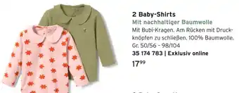 Tchibo 2 Baby Shirts Angebot