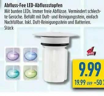 diska Abfluss-fee led-abflussstopfen Angebot