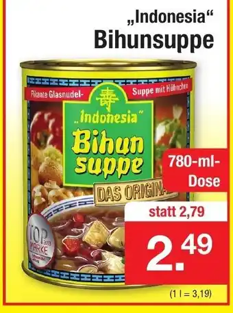 Zimmermann Indonesia Bihunsuppe 780ml Angebot