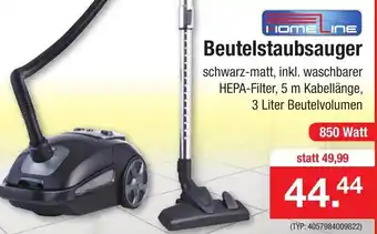 Zimmermann HomeLine Beutelstaubsauger Angebot