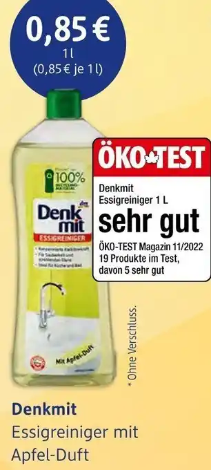 dm drogerie Denkmit Essigreiniger mit Apfel Duft 1 L Angebot