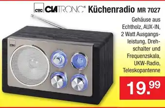 Zimmermann Clatronic Küchenradio MR 7027 Angebot