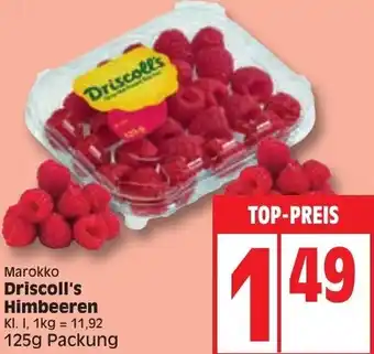 Edeka Driscoll's Himbeeren 125g Packung Angebot