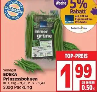 Edeka Edeka Prinzessbohnen 200g Packung Angebot