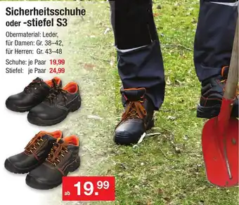 Zimmermann Sicherheitsschuhe oder Stiefel S3 Angebot