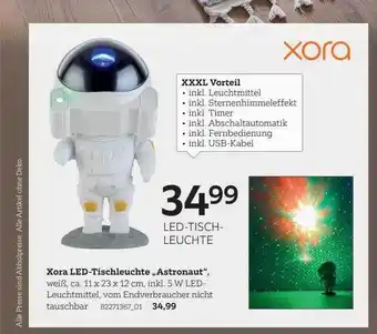 XXXLutz Xora led-tischleuchte „astronaut“ Angebot