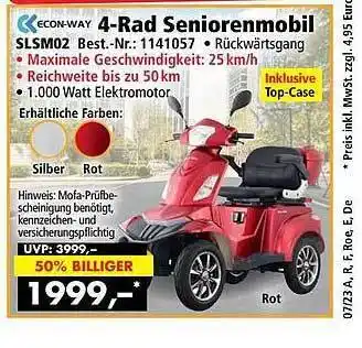 Norma24 Econ-way 4-rad seniorenmobil slsm02 Angebot