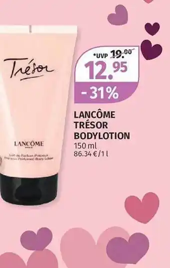 Müller Lancôme trésor bodylotion Angebot