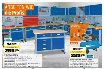 OBI Güde kompressor-set 400, 10, 50 dg oder werkbank 1-türig Angebot