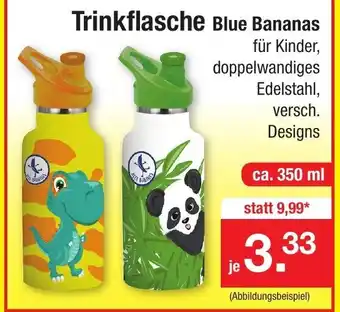 Zimmermann Trinkflasche Blue Bananas Angebot