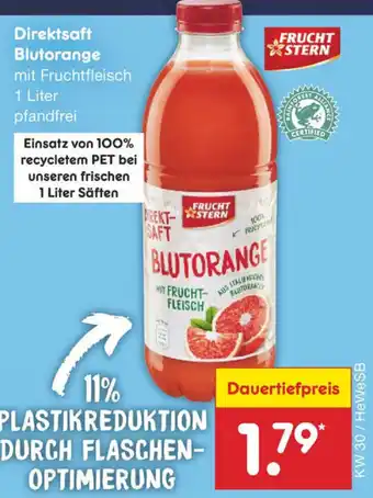 Netto Marken-Discount Direksaft Blutorange 1L Angebot