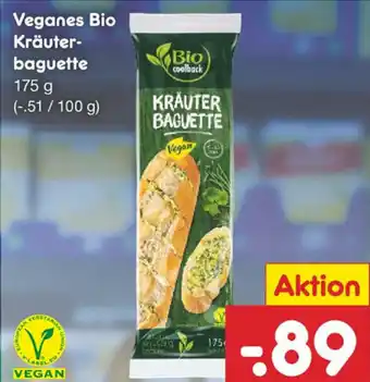 Netto Marken-Discount Veganes Bio Kräuterbaguette 175g Angebot