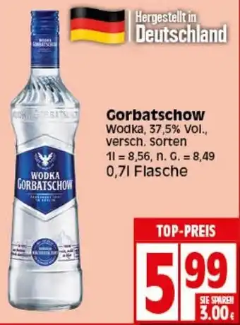 Elli Markt Gorbatschow Wodka 0,7 L Flasche Angebot