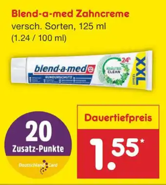 Netto Marken-Discount Blend a med Zahncreme 125ml Angebot