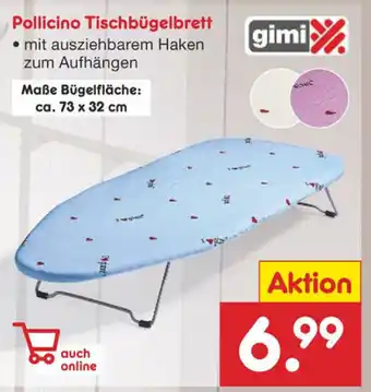 Netto Marken-Discount Gimi Pollicino Tischbügelbrett Angebot