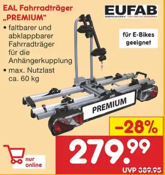 Netto Marken-Discount Eufab EAL Fahrradträger ,,Premium" Angebot