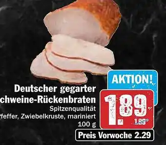 Hit Deutscher gegarter schweine-rückenbraten Angebot