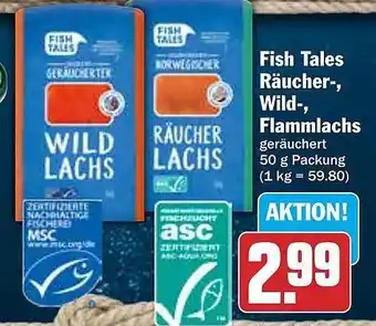 Hit Fish tales räucher-, wild-, flammlachs Angebot