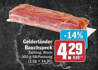 Hit Gelderländer bauchspeck Angebot