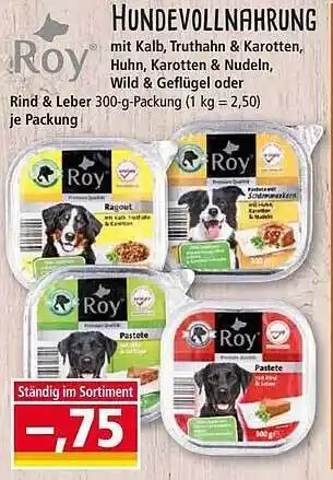 Norma Roy hundevollnahrung Angebot