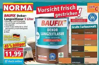 Norma Baufix dekor-langzeitlasur 5 liter Angebot