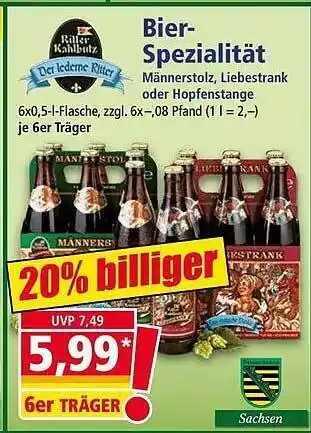 Norma Bier-spezialität Angebot