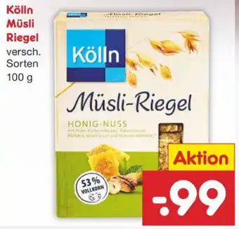 Netto Marken-Discount Kölln Müsli Riegel 100g Angebot