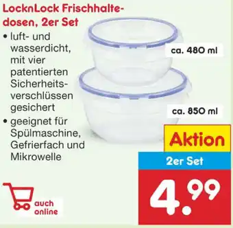 Netto Marken-Discount LocknLock Frischhaltedosen, 2er Set Angebot