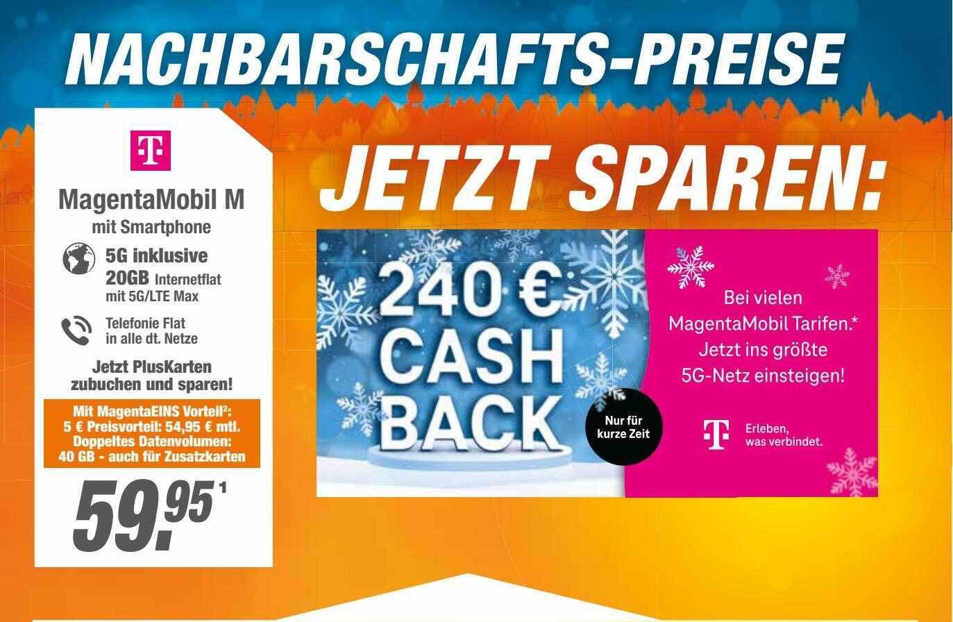 Magentamobil m mit smartphone Angebot bei HEM Expert