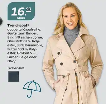 NETTO Trenchcoat Angebot