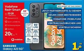 Euronics XXL Vodafone red+ smart mit samsung galaxy a23 5g Angebot