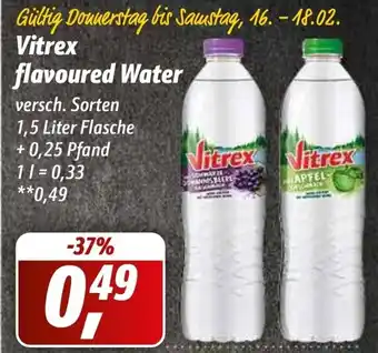 Simmel Vitrex flavoured Water 1,5 Liter Flasche Angebot