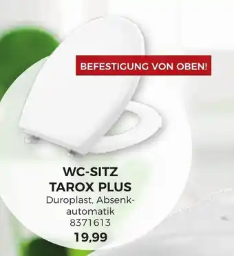 BBM Baumarkt WC-Sitz Tarox Plus Angebot