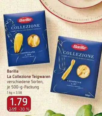 V Markt Barilla la collezione teigwaren Angebot