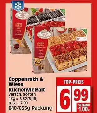 Elli Markt Coppenrath & wiese kuchenvielfalt Angebot