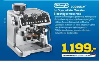 Euronics XXL Delonghi ec9665 la specialista maestro siebträgermaschine Angebot