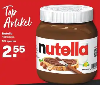 Handelshof Nutella 450 g Glas Angebot