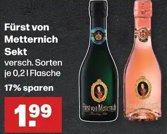 Handelshof Fürst von Metternich Sekt 0,2 L Flasche Angebot