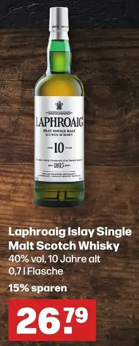 Handelshof Laphroaig Islay Single Malt Scotch Whisky 0,7 L Flasche Angebot