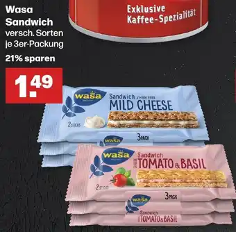 Handelshof Wasa Sandwich 3er Packung Angebot