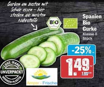 AEZ Spanien Bio Gurke Angebot