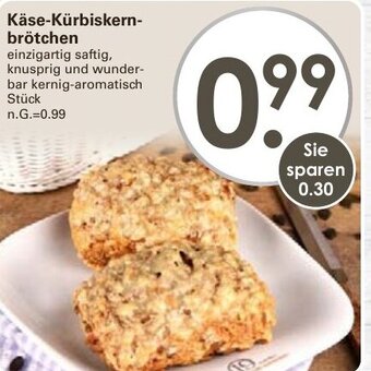 WEZ Kase-Kurbiskernbrotchen Angebot